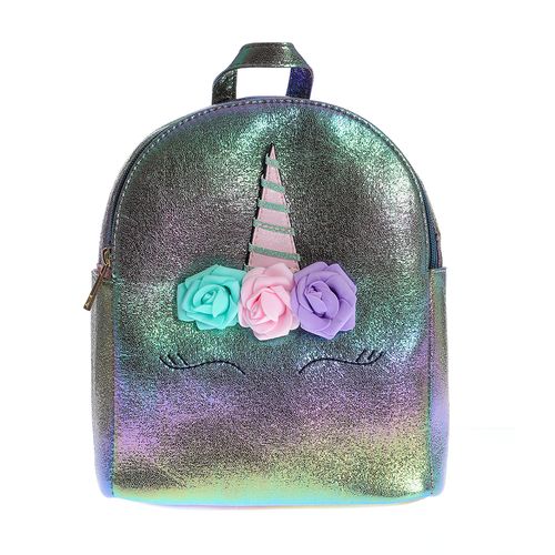 Rucsac holografic, unicorn