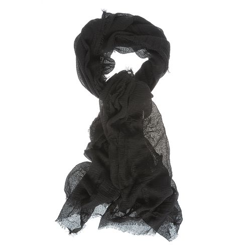 Esarfa neagra material creponat