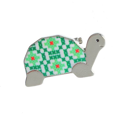 Brosa print traditional, broasca testoasa