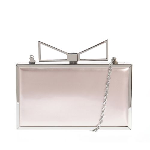 Clutch roz, cu funda metalica - clutch roz, cu funda metalica