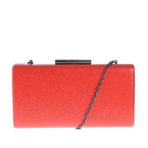 Clutch rosu dreptunghiular