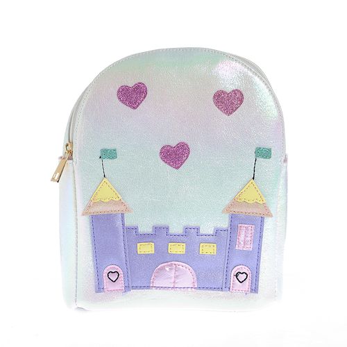 Rucsac cu castel si inimioare