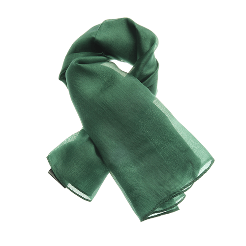 Esarfa matase, verde inchis