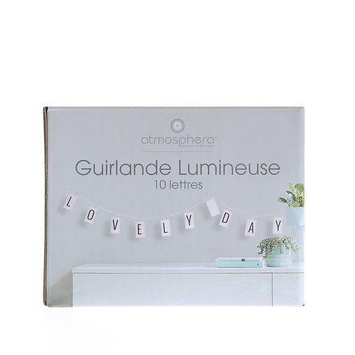 Ghirlanda cu 10 litere luminoase