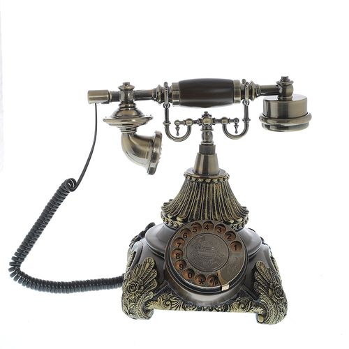 Telefon vintage, cu disc
