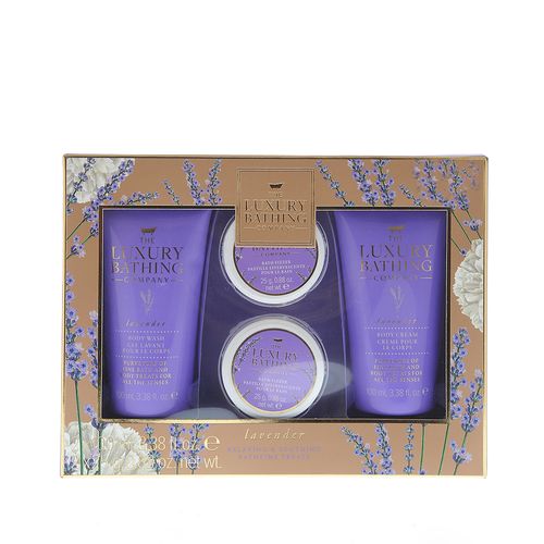 Set baie, 4 cosmetice lavanda
