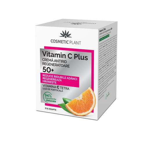 Crema antirid regeneratoare 50+, vit.c plus