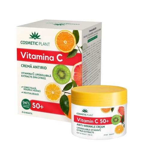 Crema antirid 50+, cu citrice