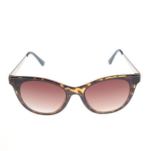 Ochelari animal print, brate aurii