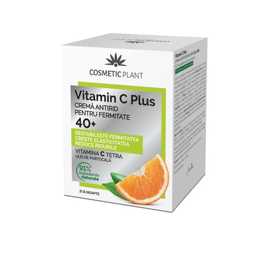 Crema antirid pentru fermitate 40+, vit c plus