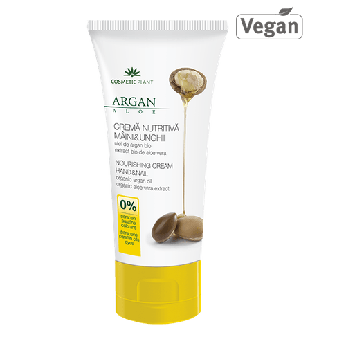 Crema maini si unghii nutritiva, cu argan