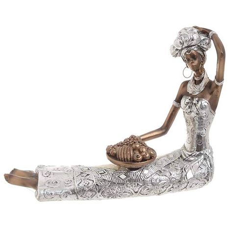 Statueta feminina, negresa - statuie feminina, negresa