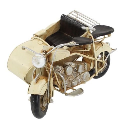 Macheta de birou, motocicleta cu atas