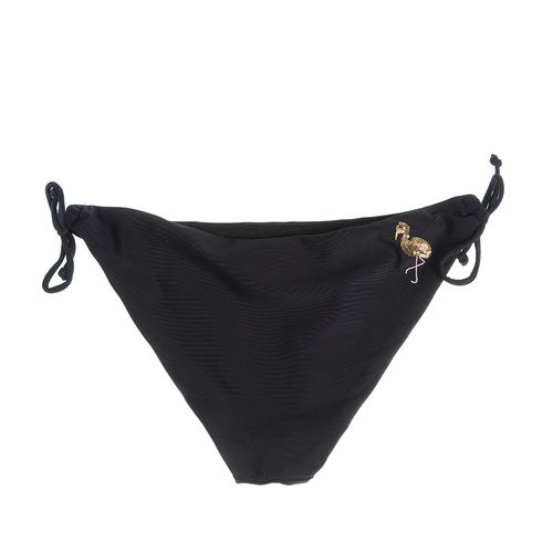 Slip negru cu flamingo