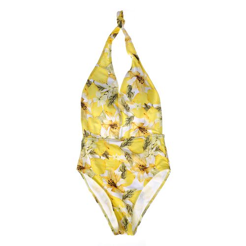 Costum de baie intreg, nuante galbene