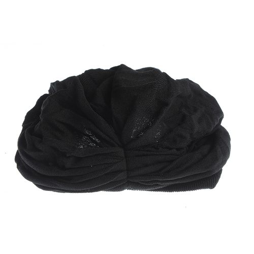 Turban negru pentru par