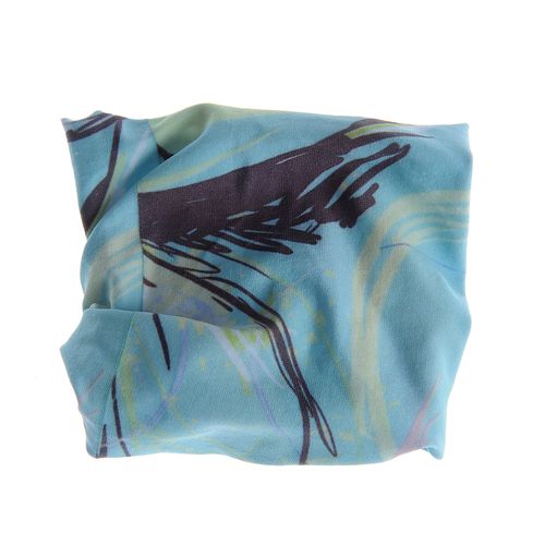 Elastic bleu, lat pentru par