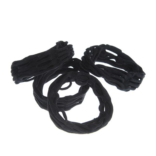 Set 4 elastice negre plasa
