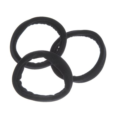 Set 3 elastice negre, ferme