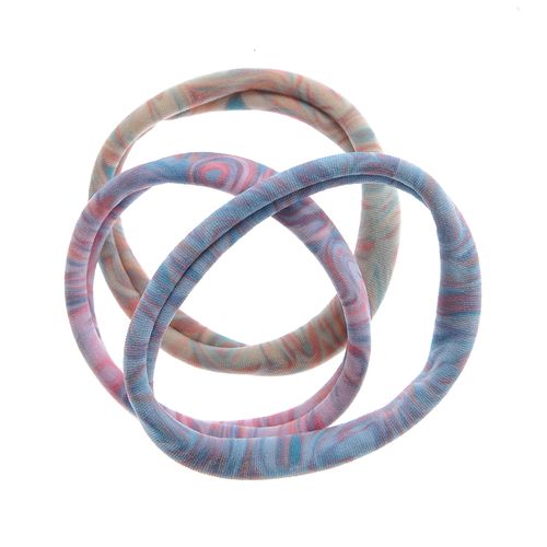 Set 3 elastice par, colorit pal
