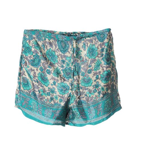Pantaloni print vegetal