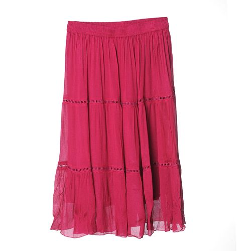 Fusta medie, fucsia