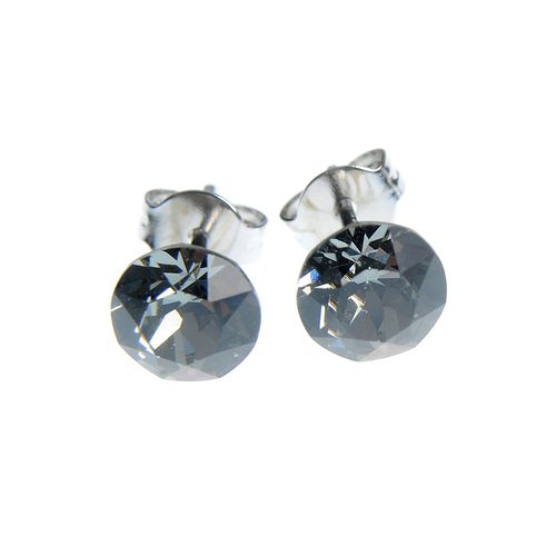 Cercei swarovski delicati kaki