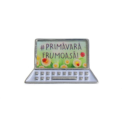 Brosa primavara laptop stilizat
