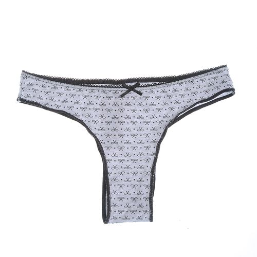 Slip brazilian bumbac cu fundite