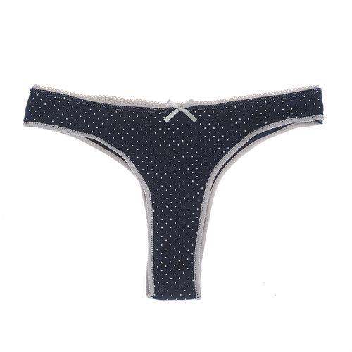 Slip brazilian bleumarin cu buline