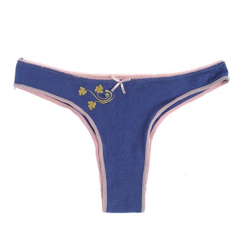 Slip bumbac bleumarin
