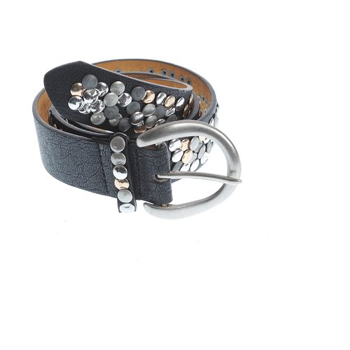 Curea piele neagra cu tinte