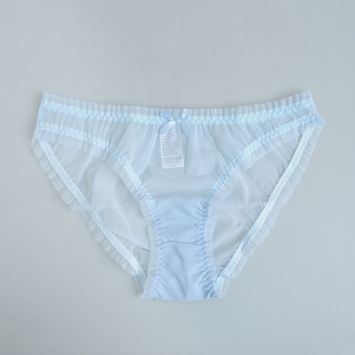 Chilot transparent bleu