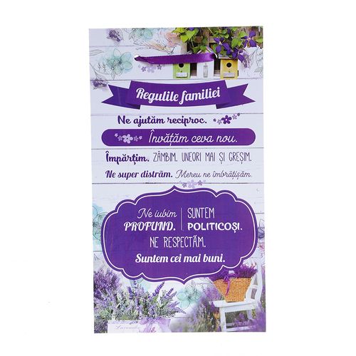 Tablou regulile familiei