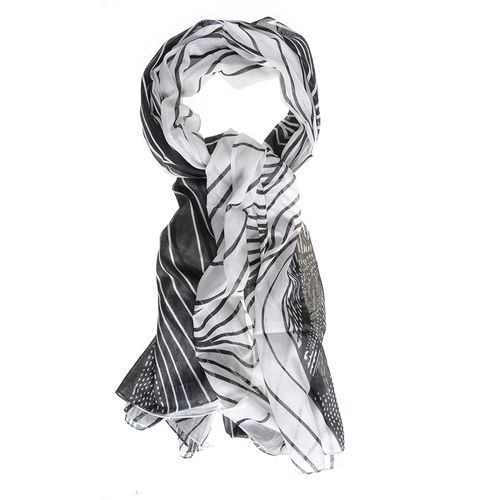 Esarfa dreptunghiulara print zebra