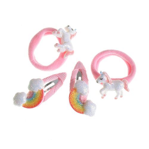 Set 4 accesorii roz par