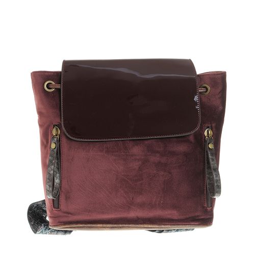 Rucsac grena catifea - rucsac grena catifea