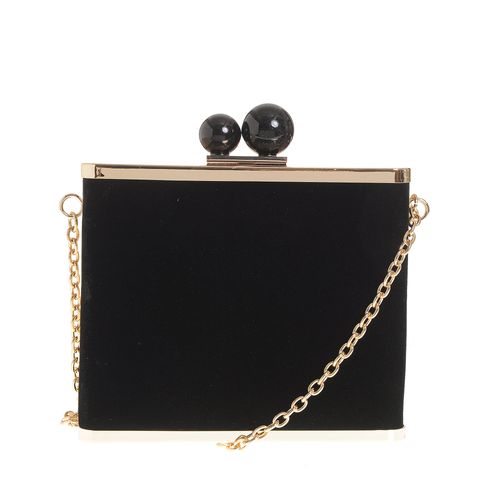Clutch modern catifea neagra