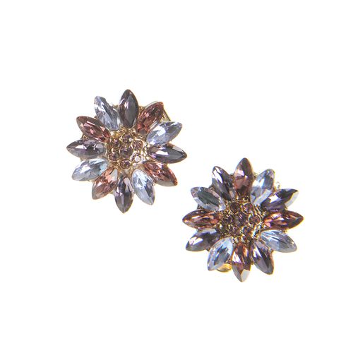 Cercei dama floare roz