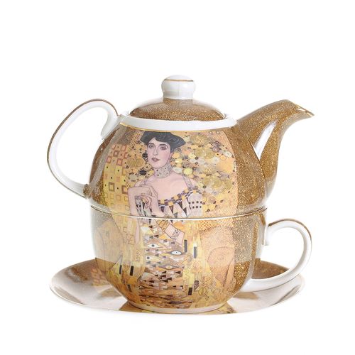 Ceainic si farfurie ceramica