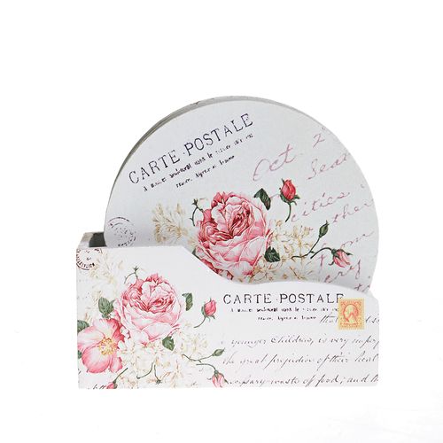 Suport pahare design floral