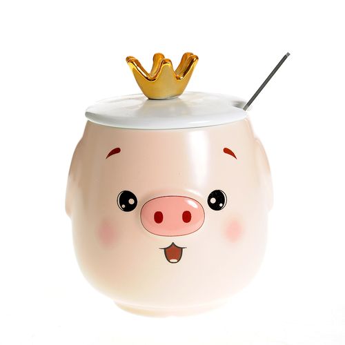 Cana ceramica porc