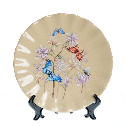 Platou decorativ floral 26cm