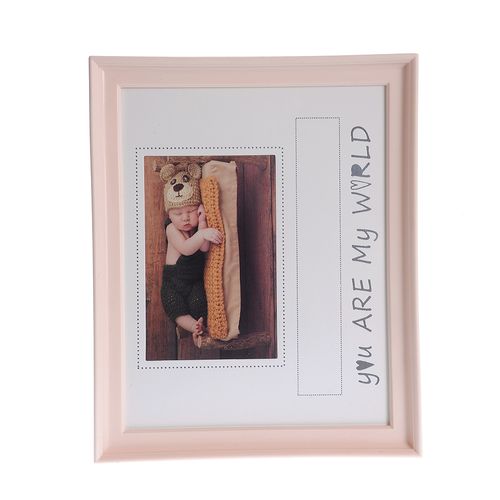 Rama roz cu mesaj 27 x 21cm