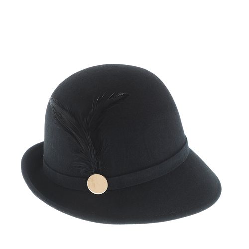 Palarie cu pana neagra