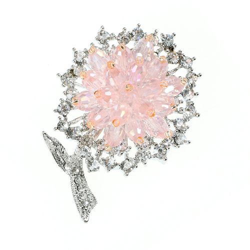 Brosa floare roz martisor