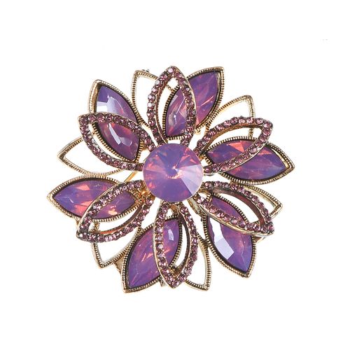 Brosa martisor floare mov