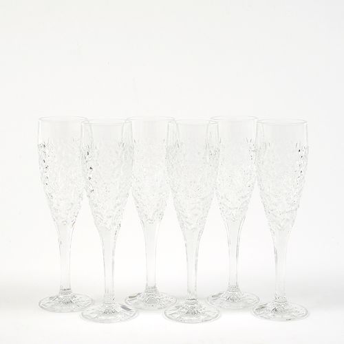 Set cristal 6 pahare flute