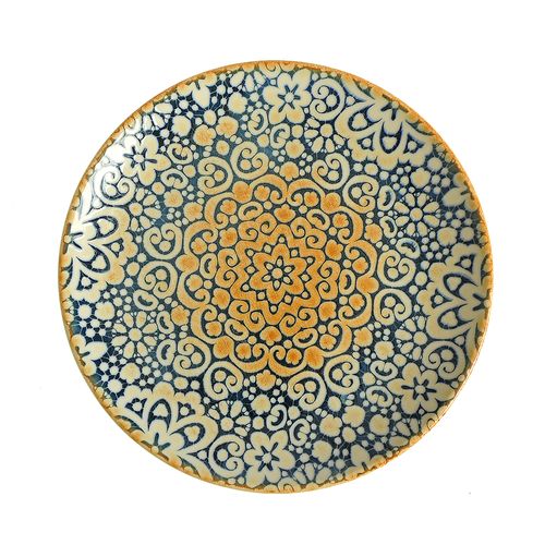 Platou portelan rotund 25x25x2.5cm