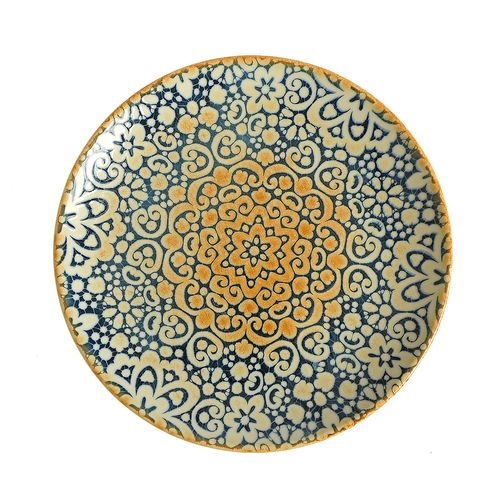 Platou portelan rotund 25X25X2.5cm